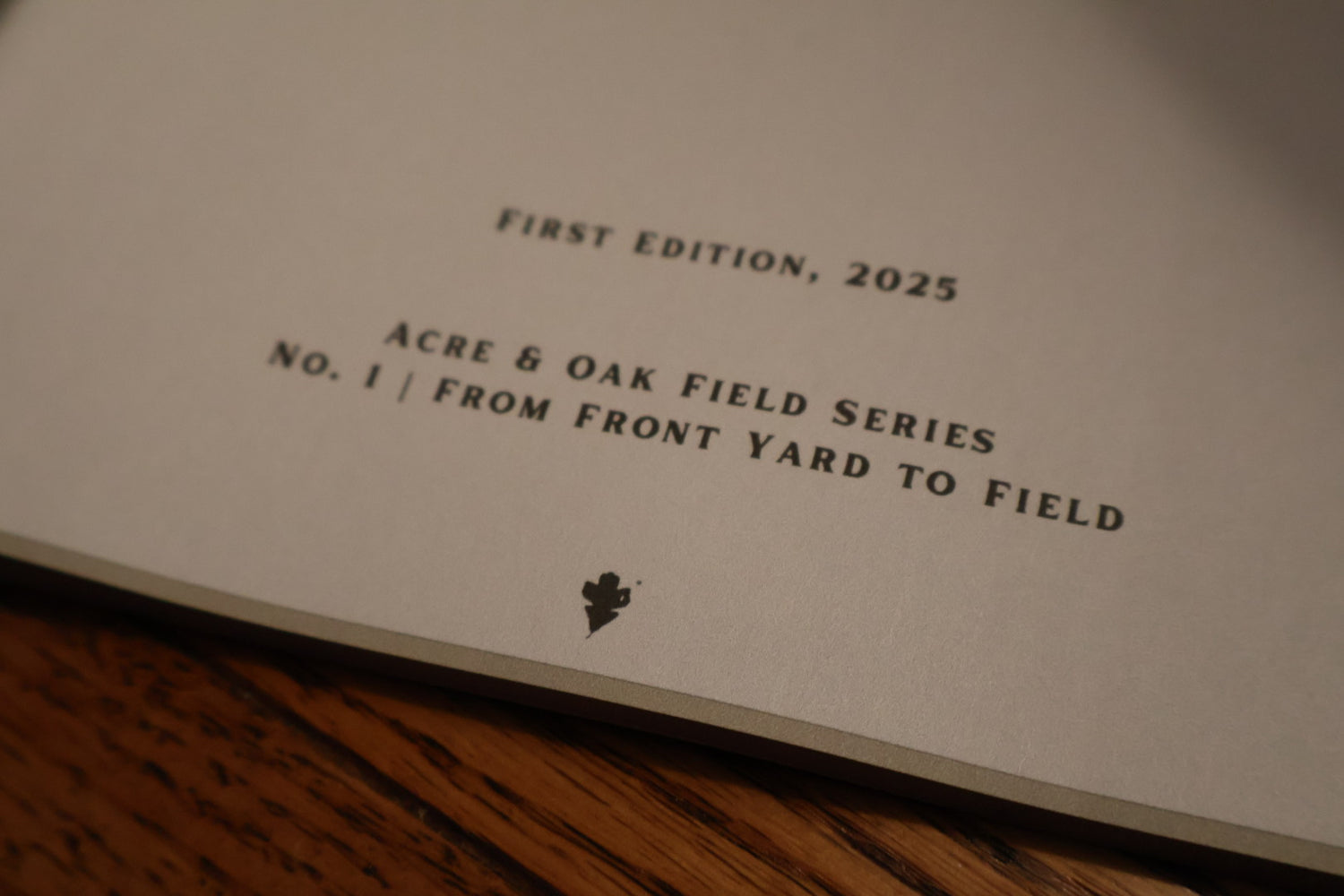 From Front Yard to Field: Building a Personal Outdoor Practice (Physical Edition)